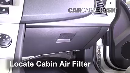 2010 Chrysler Sebring LX 2.7L V6 Sedan (4 Door) Air Filter (Cabin) Check
